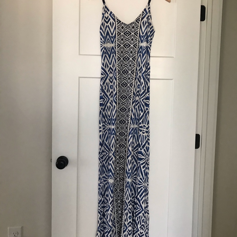 Navy maxi dress